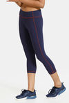 Zelocity Mid Rise High Quality Stretch Capri - Evening Blue — thumbnail 2
